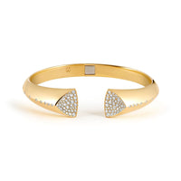 Emily P. Wheeler 18K Yellow Gold Geode Diamond Cuff Bracelet