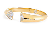 Emily P. Wheeler 18K Yellow Gold Geode Diamond Cuff Bracelet