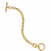DY Mercer® Toggle Chain Bracelet 18K Yellow Gold with Diamonds, 8mm