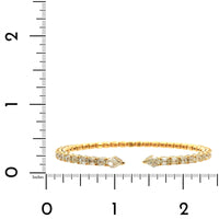 Etho Maria 18K Yellow Gold Diamond Cuff Bracelet
