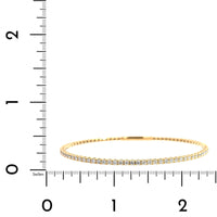 18K Yellow Gold Flexible Diamond Bracelet