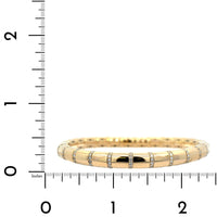 14K Yellow Gold and Diamond Stretch Bracelet