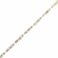 14K Yellow Gold Multi-Shape Diamond Tennis Bracelet