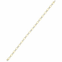 Emily P. Wheeler 18K Yellow Gold Open Link Diamond Bracelet