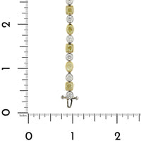 18K Yellow Gold and Platinum Fancy Yellow Diamond Bracelet