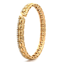 Etho Maria 18K Yellow Gold Diamond Cuff Bracelet