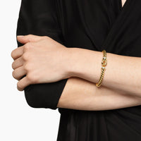 Cablespira® Buckle Bracelet 18K Yellow Gold with Diamonds, 6mm