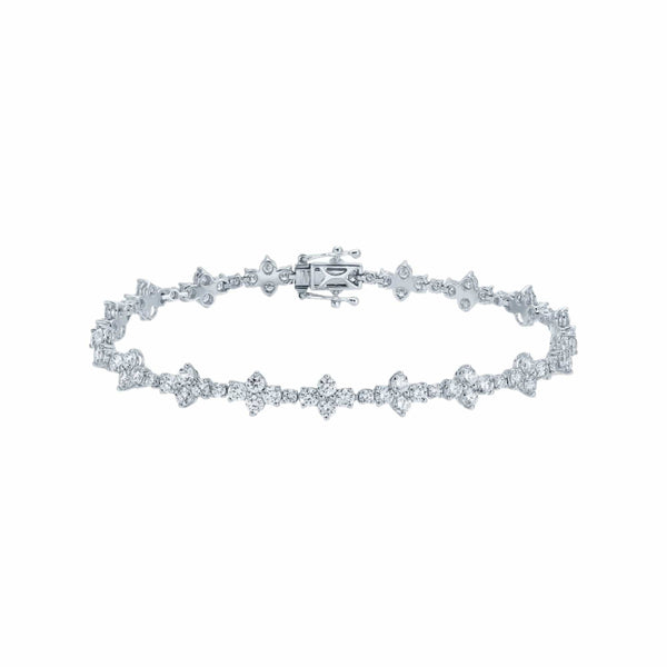 Anita Ko 18K White Gold Vivi Diamond Tennis Bracelet