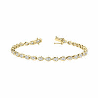 Anita Ko 18K Yellow Gold Pear Diamond Link Bracelet