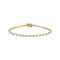 Anita Ko 18K Yellow Gold Diamond Baguette Bracelet