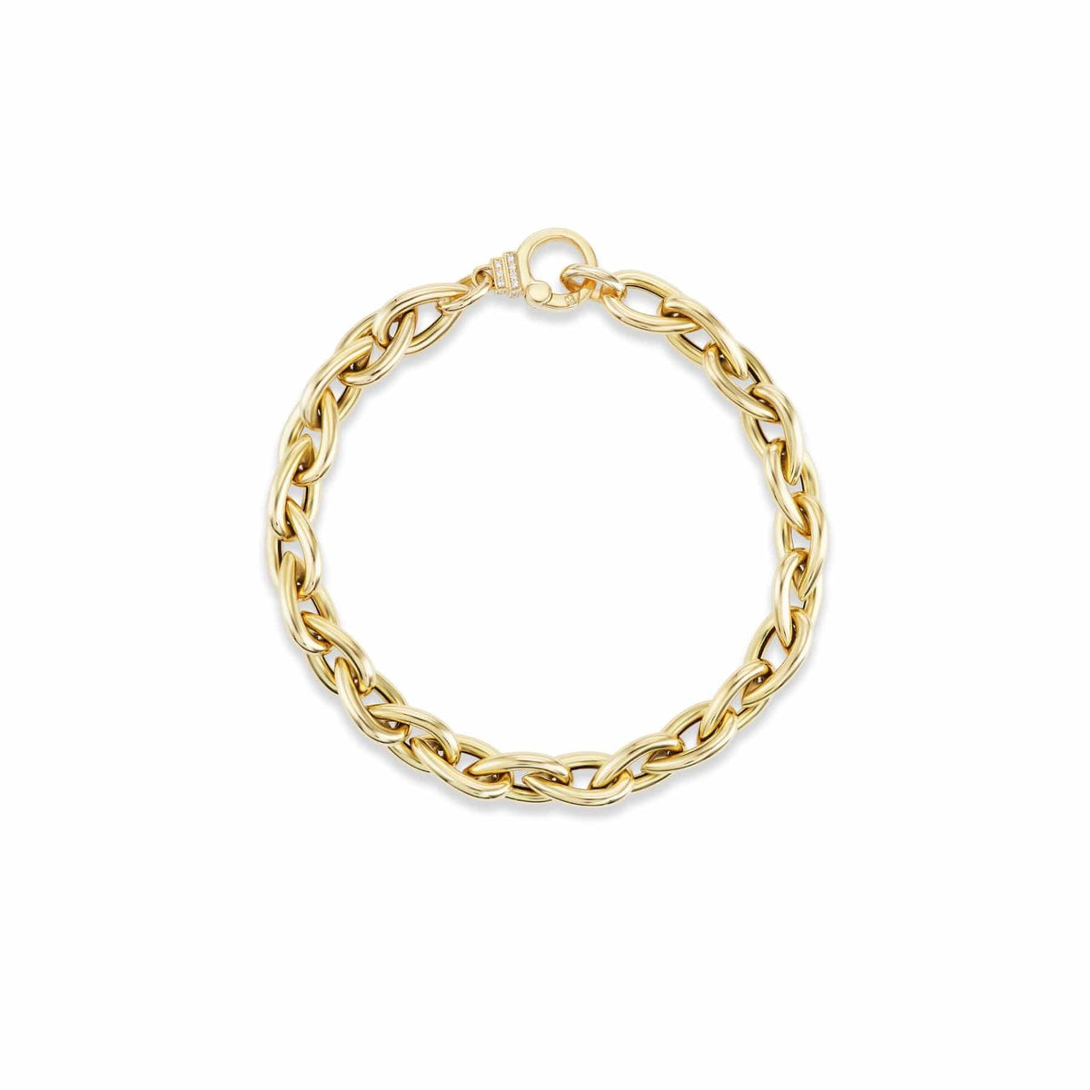 Sorellina 18K Yellow Gold Diamond Teardrop Chain Bracelet