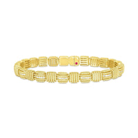 Roberto Coin 18K Yellow Gold Diamond Opera Bracelet