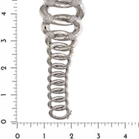 18K White Gold Diamond Oval Link Bracelet