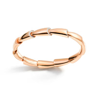 Vhernier 18K Rose Gold Diamond Calla Bracelet