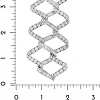 Eclat Jewels Platinum Diamond Zigzag Bracelet