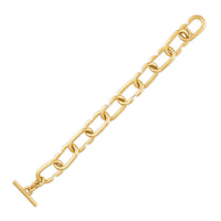 Jade Ruzzo 18K Yellow Gold Diamond Large Atha Chain Bracelet
