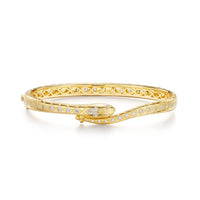 Temple St. Clair 18K Yellow Gold Diamond Delphi Serpent Wrap Bracelet