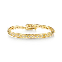 Temple St. Clair 18K Yellow Gold Diamond Delphi Serpent Wrap Bracelet