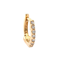 Dana Rebecca 14K Yellow Gold Mini Huggee Hoop Earrings