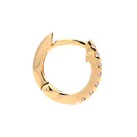 Dana Rebecca 14K Yellow Gold Mini Huggee Hoop Earrings