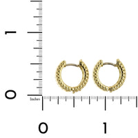 Roberto Coin 18K Yellow Gold Siena Diamond Huggie Earrings