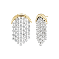 Emily P. Wheeler 18K Yellow Gold Fringe Diamond Drop Earrings