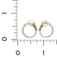 14K Yellow Gold Open Hoop Earrings