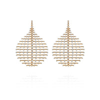 Fernando Jorge 18K Yellow Gold and Diamond Medium Disco Earrings