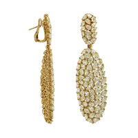 Etho Maria 18K Yellow Gold and Yellow Diamond Double Drop Earrings