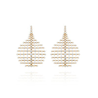 Fernando Jorge 18K Yellow Gold and Diamond Small Disco Earrings