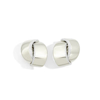 Vhernier 18K White Gold Abbraccio Diamond Earclips