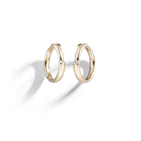 Vhernier 18K Rose Gold Calla Diamond Earrings