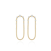 Fernando Jorge 18K Yellow Gold and Diamond Chain Drop Earrings