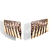 Vhernier 18K Rose Gold Coucher Du Soleil Diamond Earrings