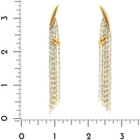 Etho Maria 18K Yellow Gold Pear Shaped Yellow Diamond Cascading Drop Earrings