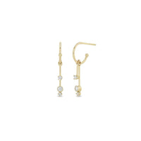 Zoe Chicco 14K Yellow Gold Diamond Huggie Mobile Hoops