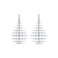 Fernando Jorge 18K White Gold and Diamond Disco Drop Earrings