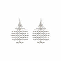 Fernando Jorge 18K White Gold and Diamond Disco Drop Earrings