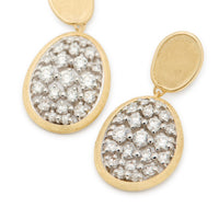 Marco Bicego 18K Yellow Gold Lunaria Alta Diamond Drop Earrings