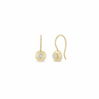 Zoe Chicco 14K Yellow Gold Apron Hook Diamond Drop Earrings