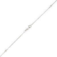 14K White Gold Diamonds By The Yard Necklace