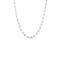 Roberto Coin 18K White Gold Diamond Mini Station Necklace