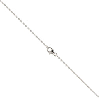 18K White Gold Diamond by The Yard Necklace