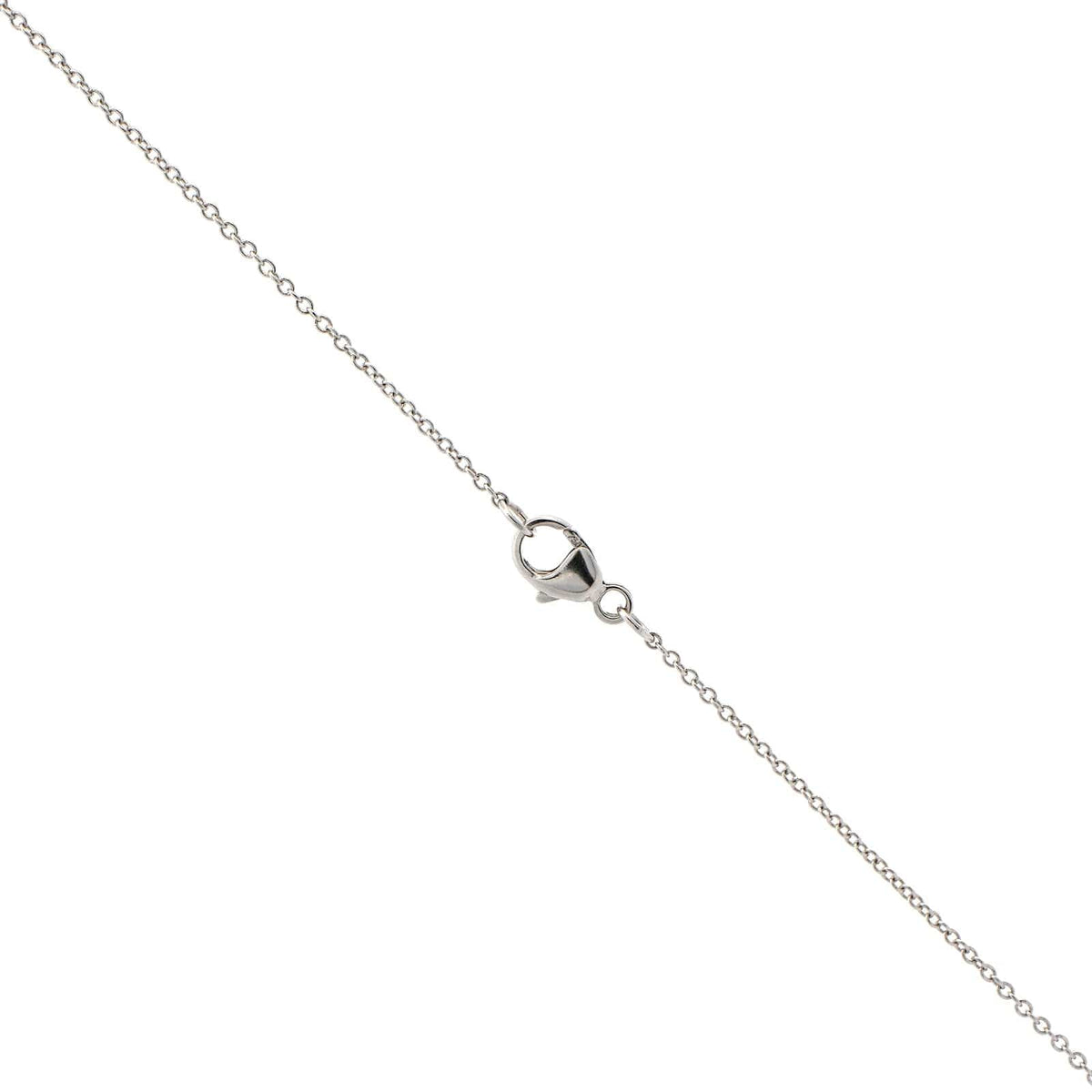 18K White Gold Diamond by The Yard Necklace
