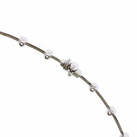 Etho Maria 18K White Gold Graduated Oval Cut Diamond Necklace