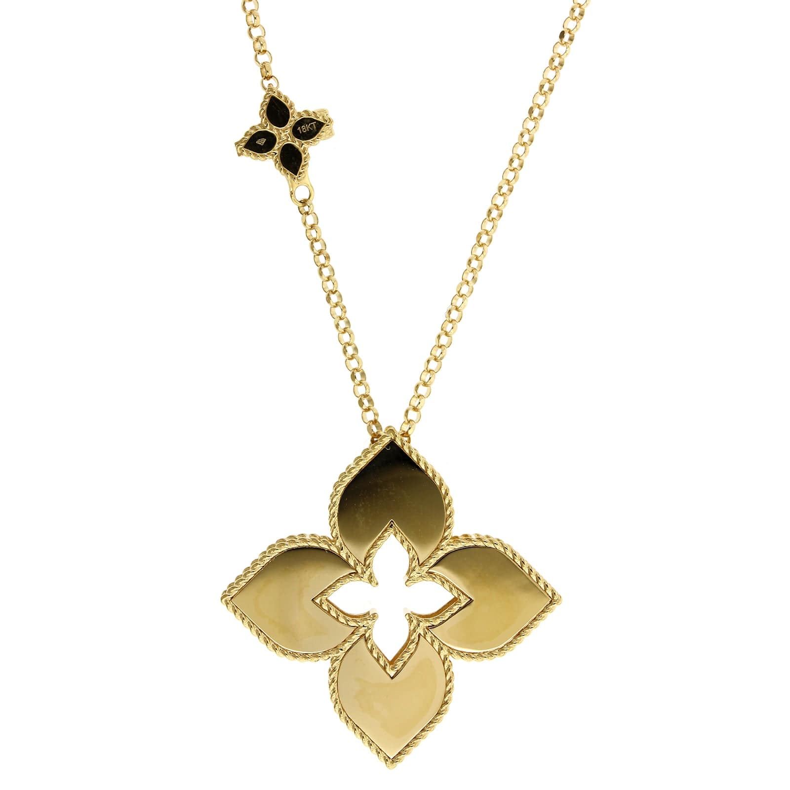 Roberto Coin 18K Yellow Gold Diamond Venetian Princess Necklace