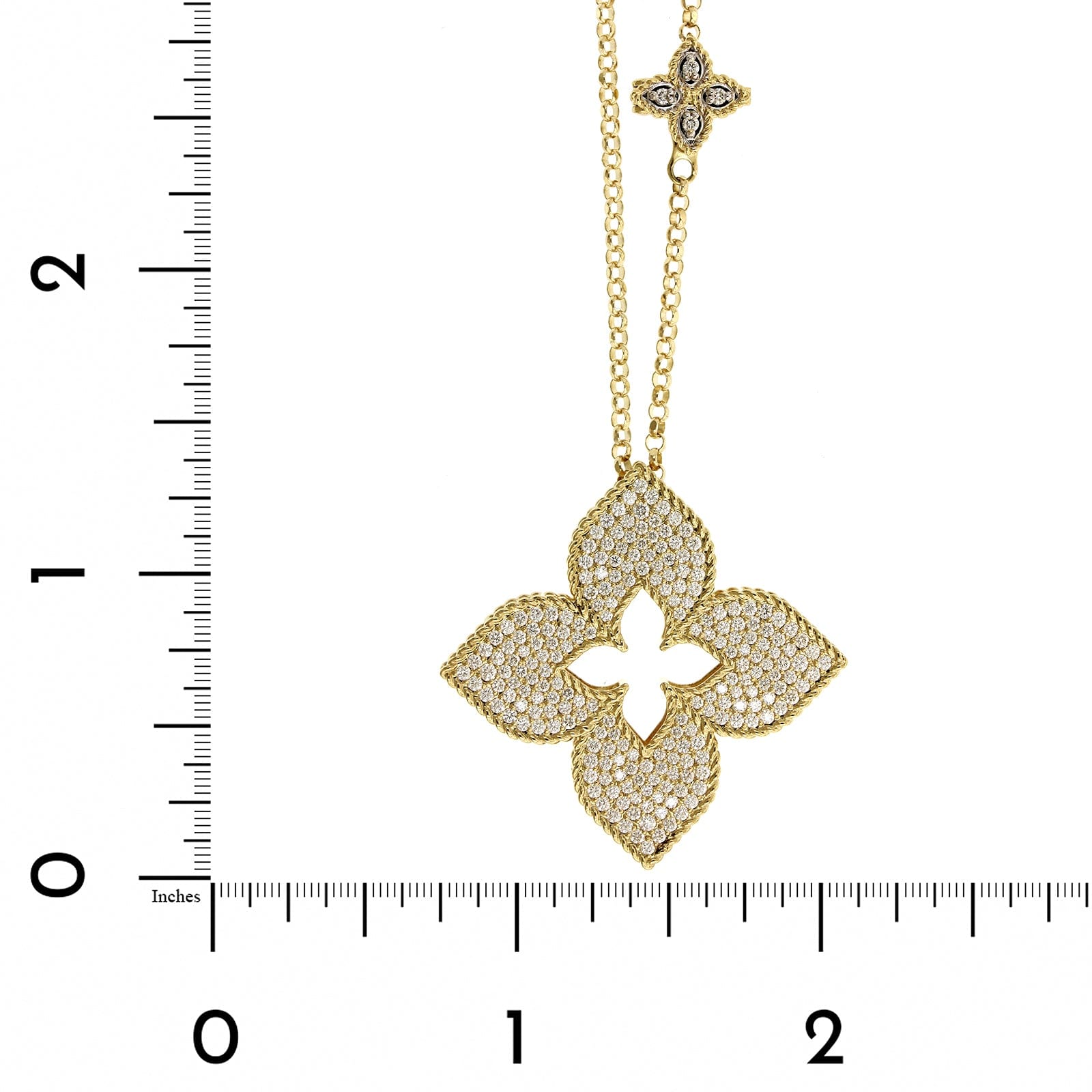 Roberto Coin 18K Yellow Gold Diamond Venetian Princess Necklace