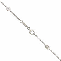 Platinum Diamond By The Yard Necklace