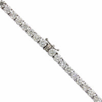 18K White Gold Diamond Tennis Necklace
