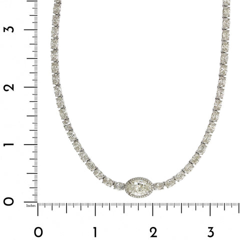AF Jewelers - Small Tennis Ball Pendant Necklace with Diamonds and wit
